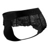 CandyMan String Dentelle Bes Noir
